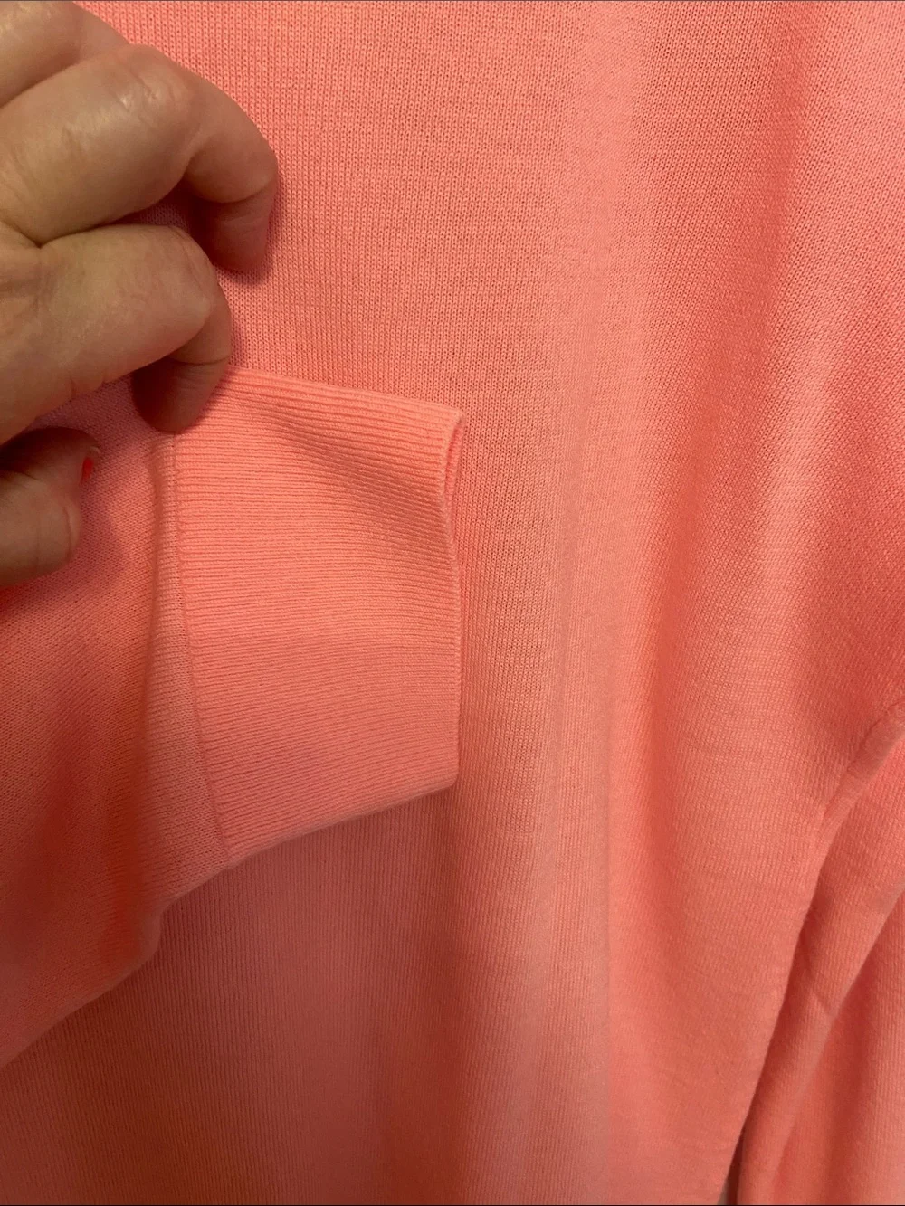 NWT J. Crew Lightweight Scoopneck Sweater in Coral. Merino wool size 2xl